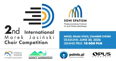 II Międzynarodowy Konkurs Chóralny im. Marka Jasińskiego | Soni Spatium 2026 w Stargardzie