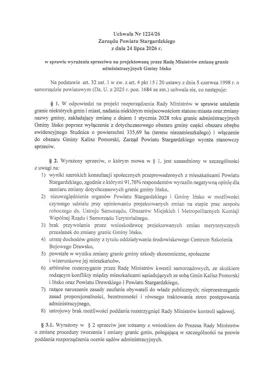 Granice Ińska mają się zmienić. Zarząd Powiatu Stargardzkiego protestuje